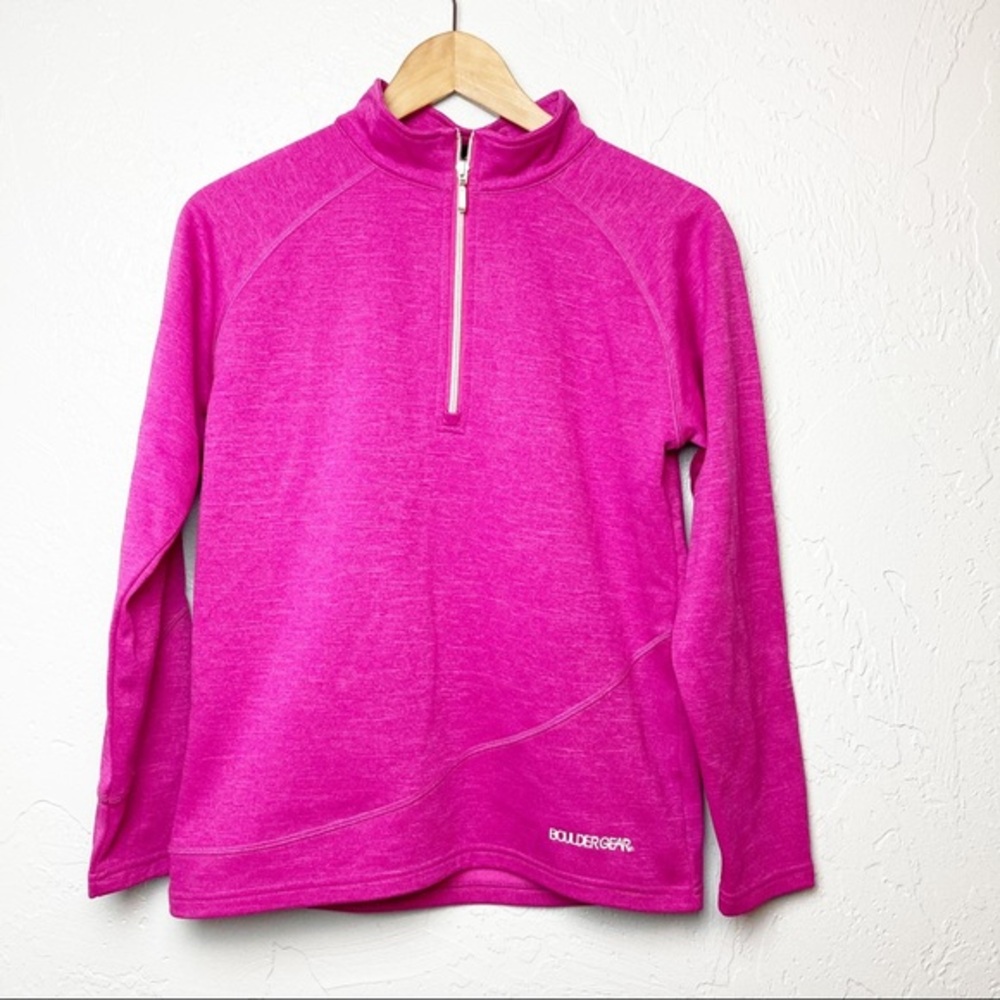 Boulder Gear Pink Half Zip Sweatshirt